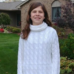 Cable Knit Turtle Neck Sweater